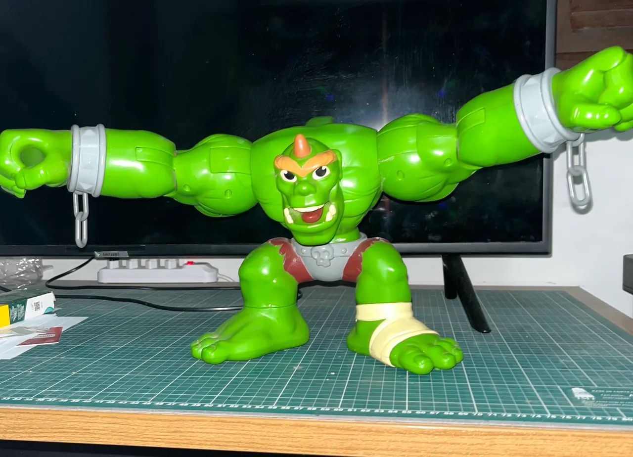 Boneco ogro gigante  imaginext - Foto 4