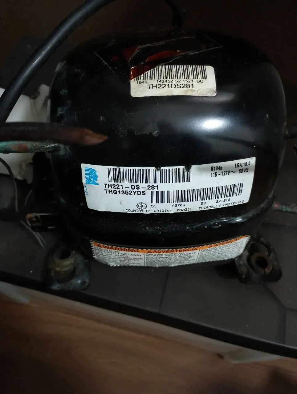Motor freezer/geladeira