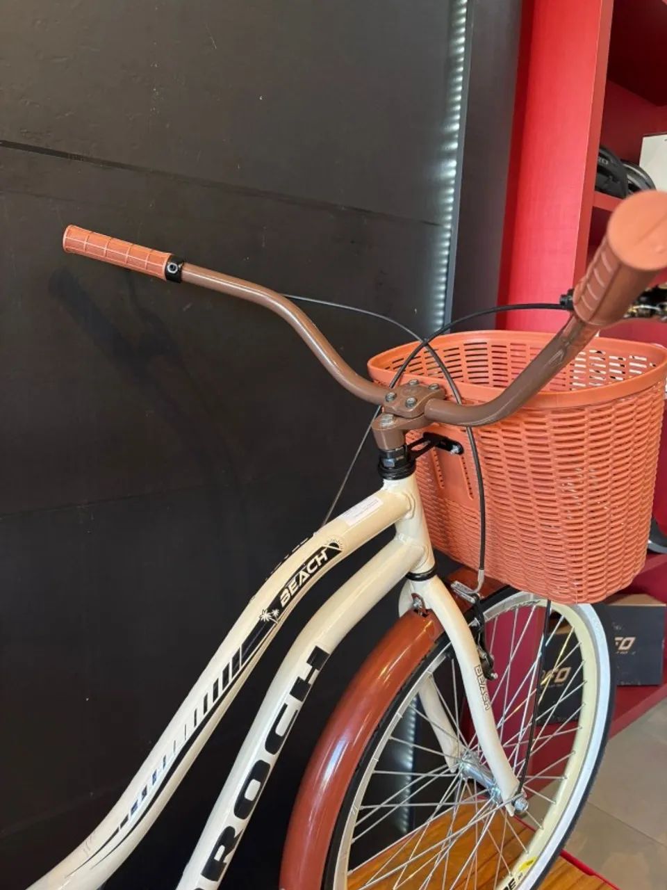 Bicicleta A26 Oroch Vbreak Beach Marrom/Bege - Foto 4