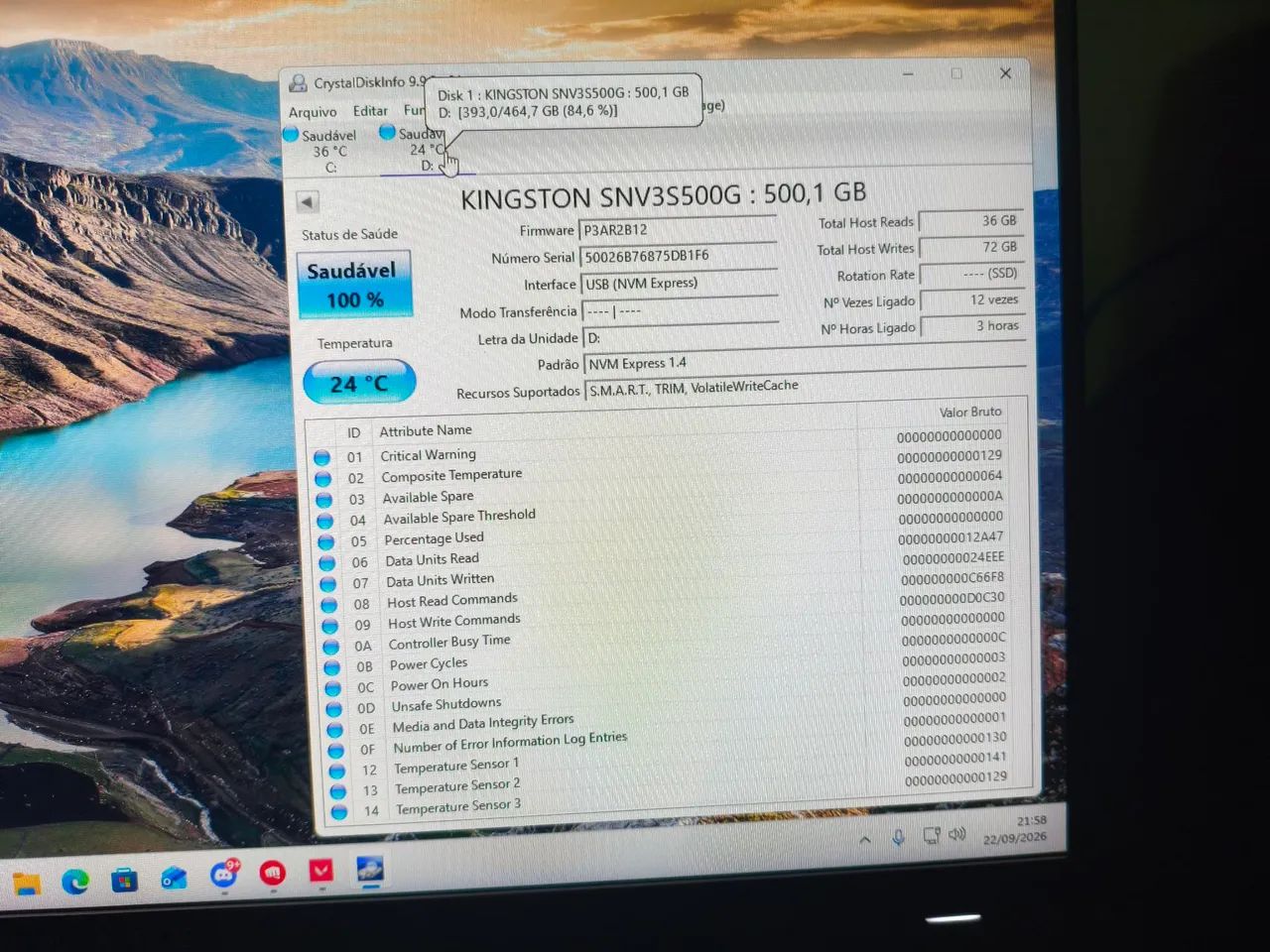 SSD KINGSTON 512GB NV3 