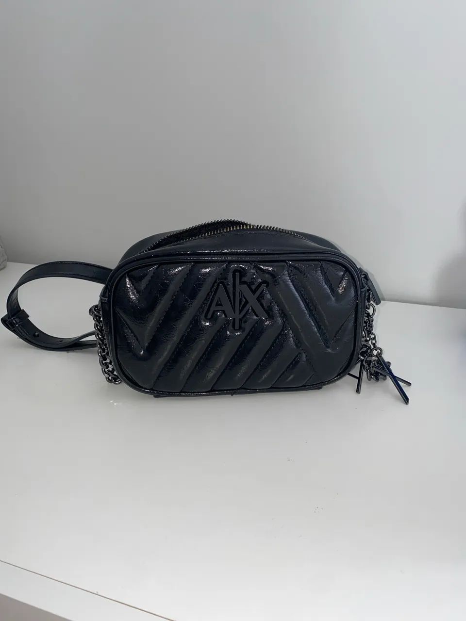Bolsa AX (Armani Exchange) Preta - Original