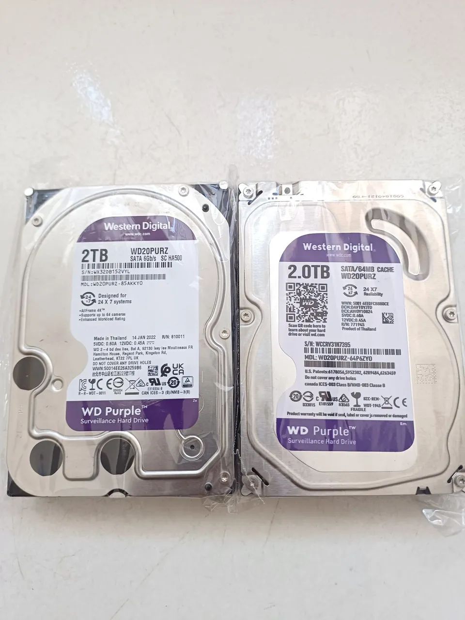 2 hds wd 2TB Purple cftv dvr nvr cpu  - Foto 5