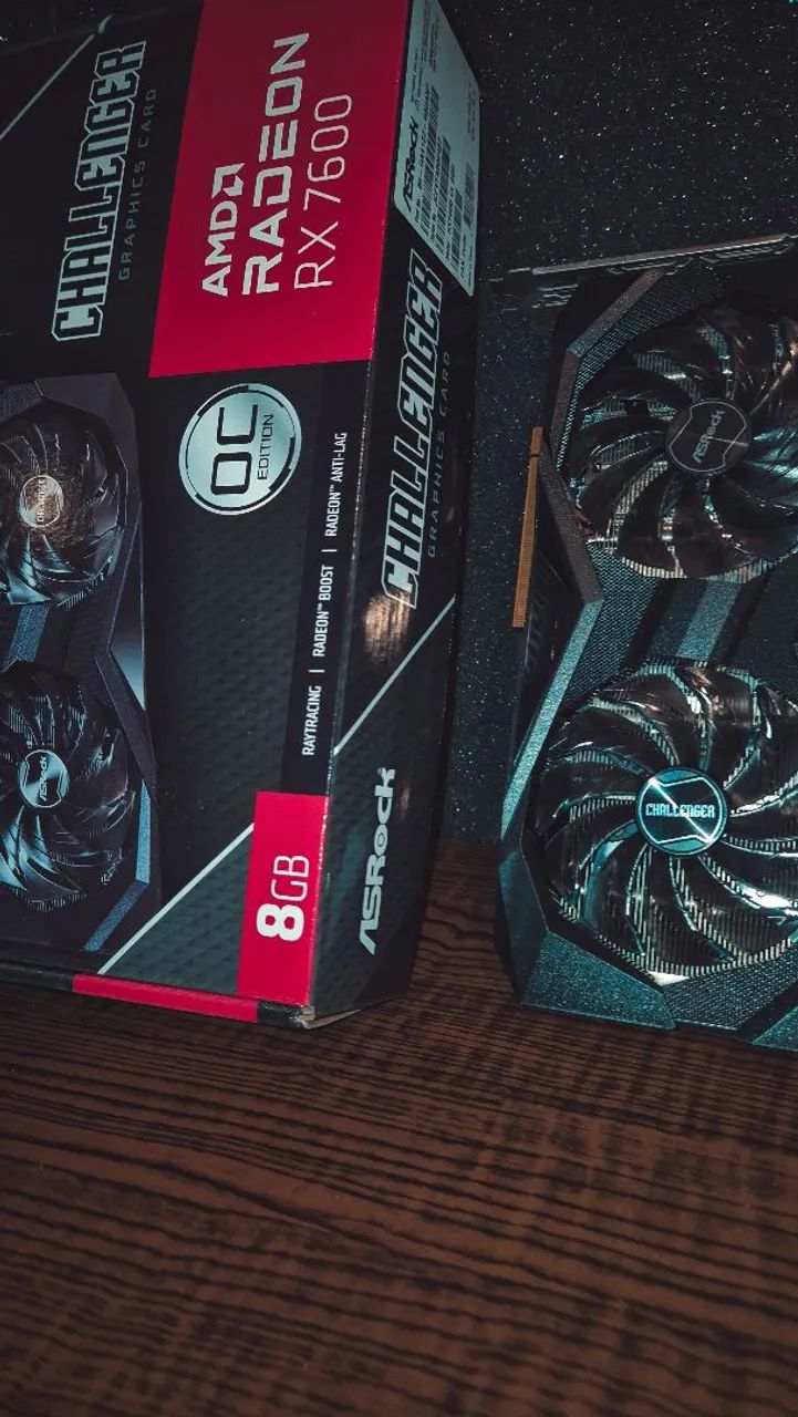 Placa de Vídeo Rx7600 8Gb Asrock - Foto 2