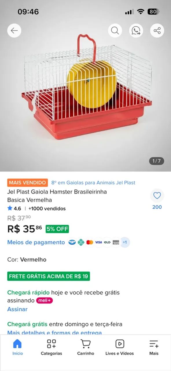 Gaiola Hamster  - Foto 3