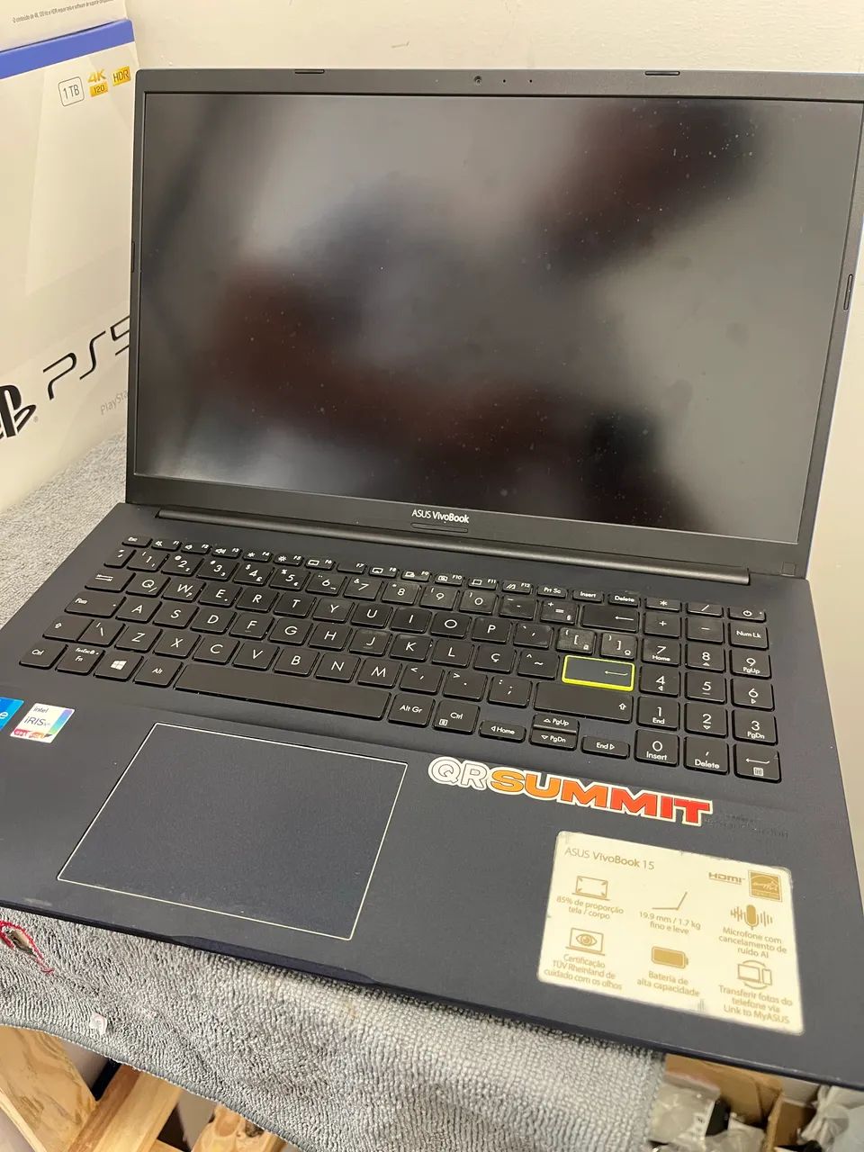Notebook Asus 256ssd 8ram i5-11th toppp novinho