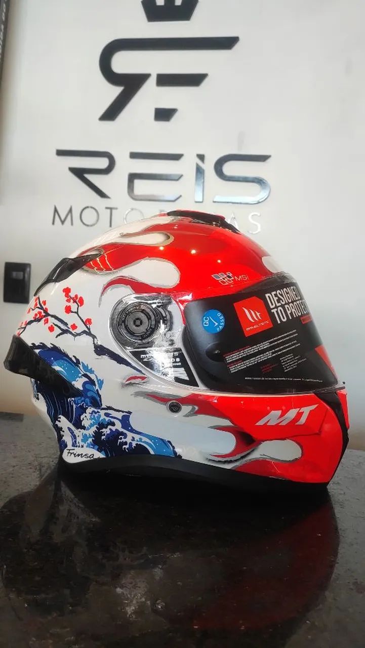 CAPACETE MT HELMETS STINGER E TARGO S - Foto 10
