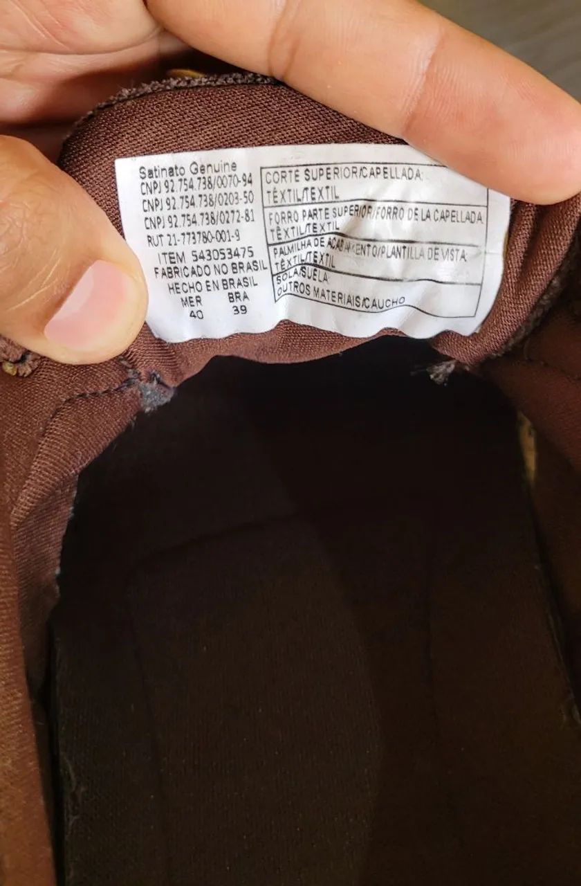 Tênis casual de tecido - Foto 5