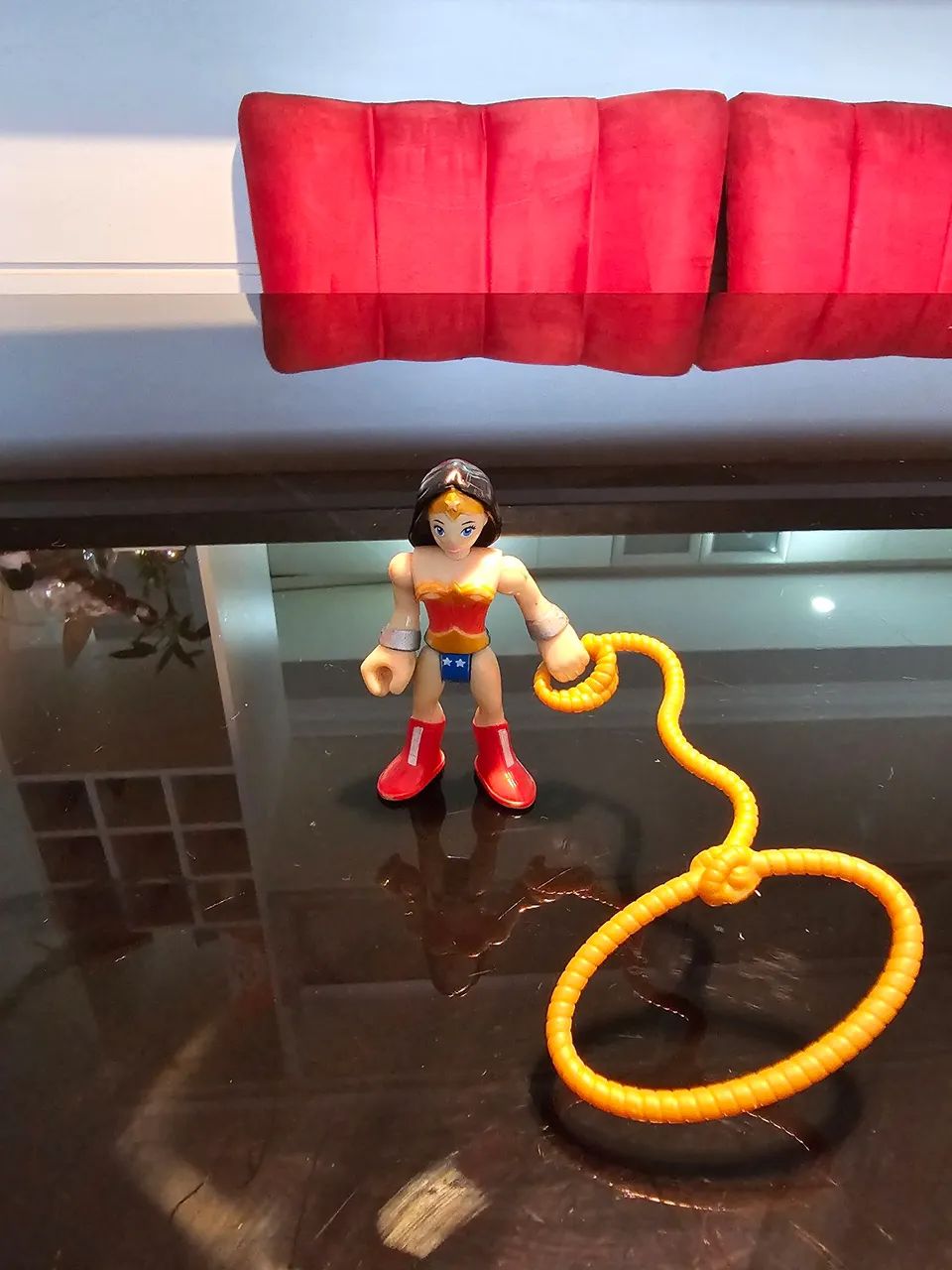Boneca imaginext Mulher maravilha 