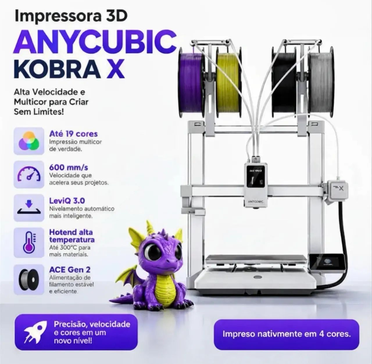 Máquina 3D kobra X - Foto 2