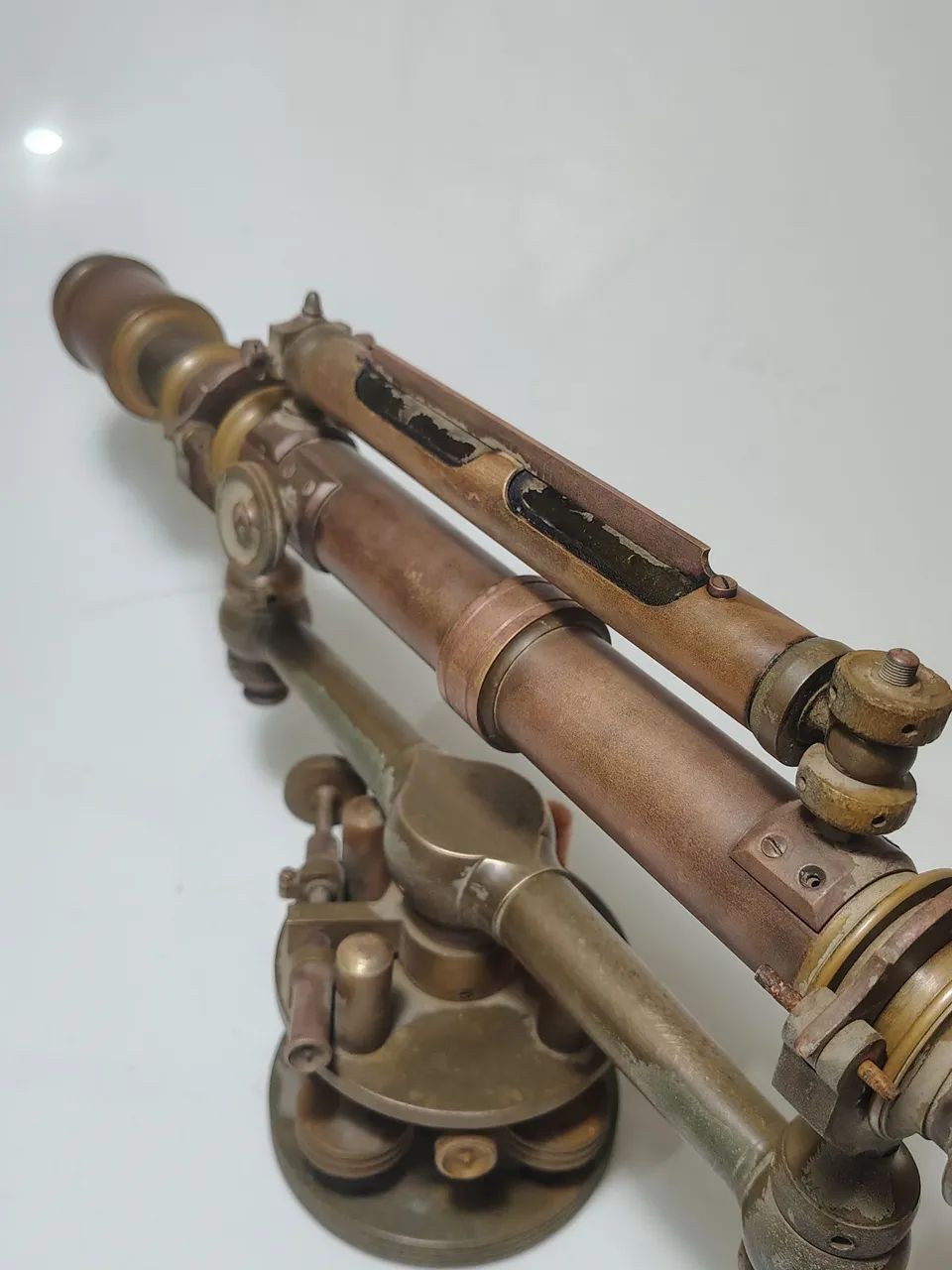 Nível Teodolito Gurley Antigo para Decoração - Foto 4