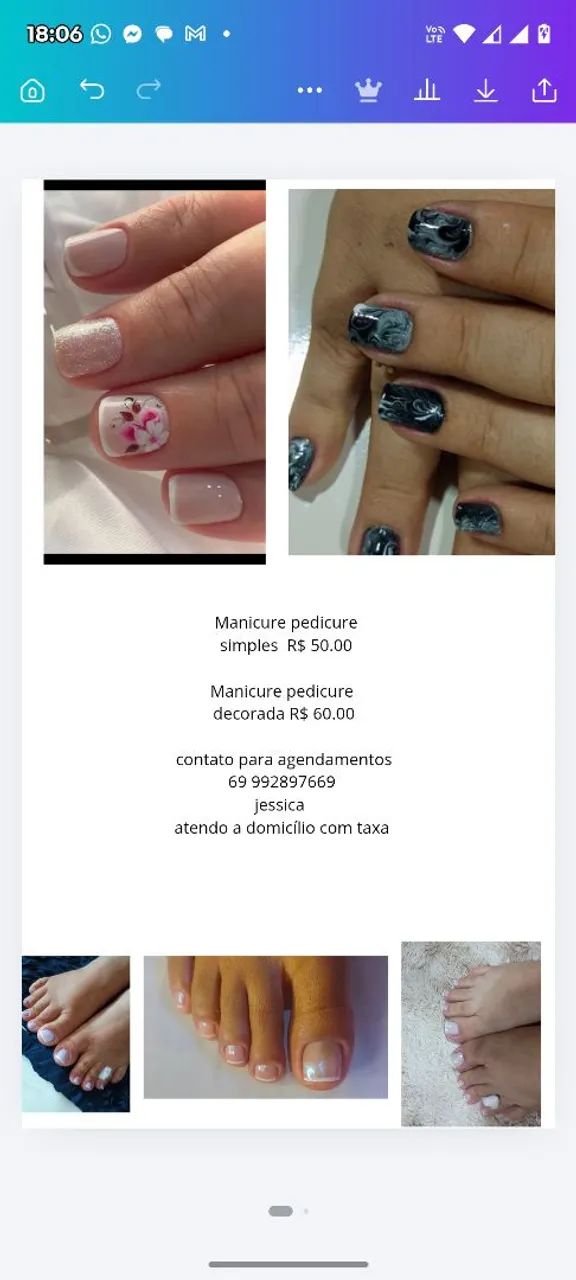 Manicure e pedicure