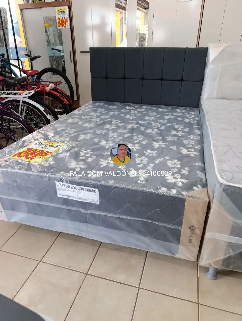 PROMOÇÃO CAMA BOX CASAL ESPUMA D28  - Foto 2