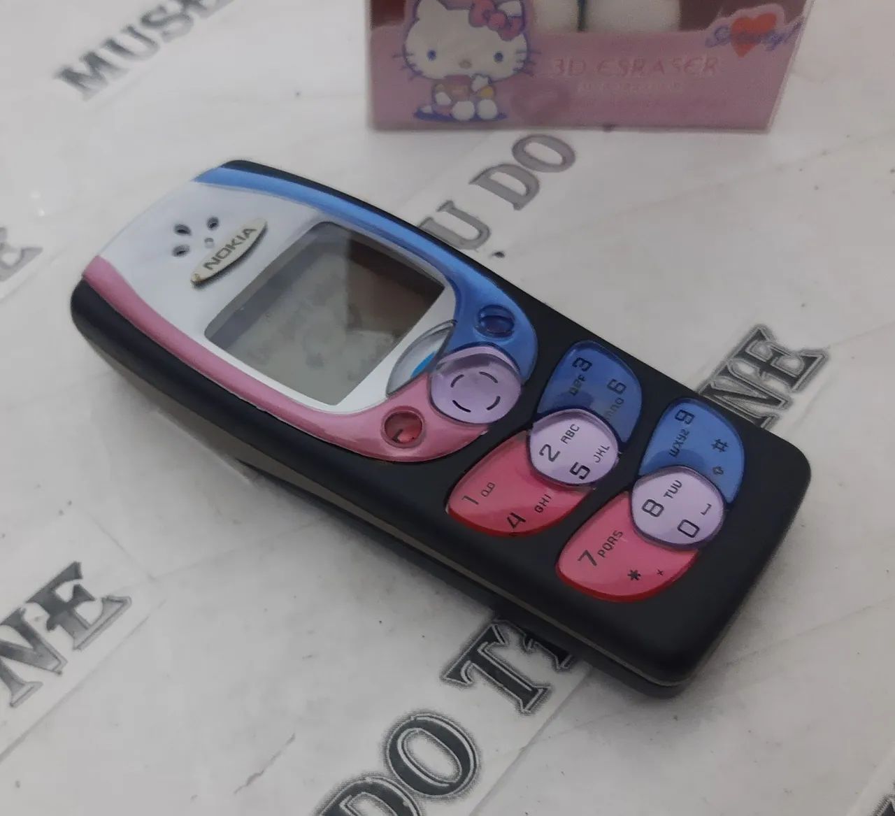 Nokia 2300 celular antigo ARCO-ÍRIS rádio de chip  - Foto 5