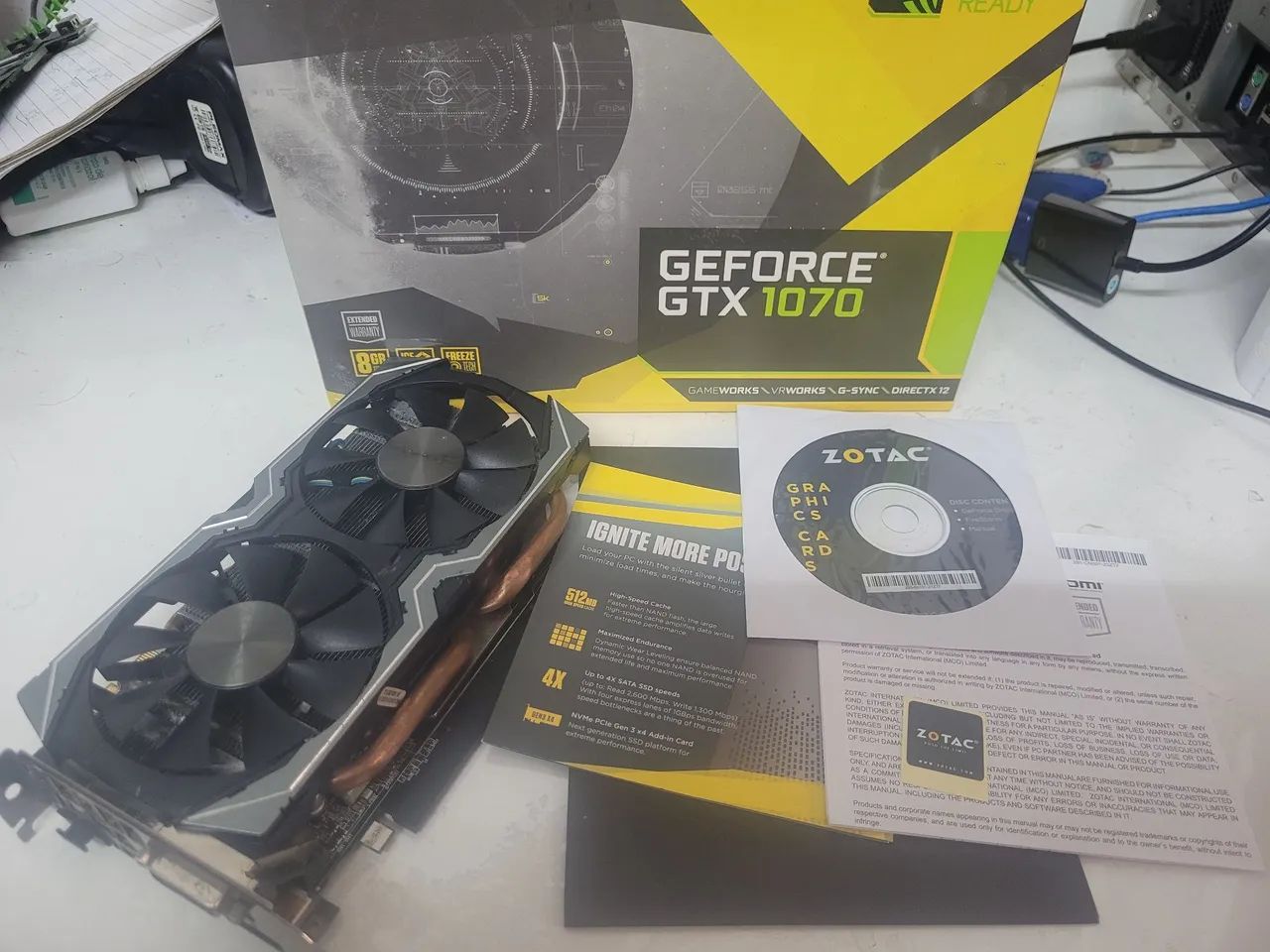 Placa gtx 1070 8gb zotac