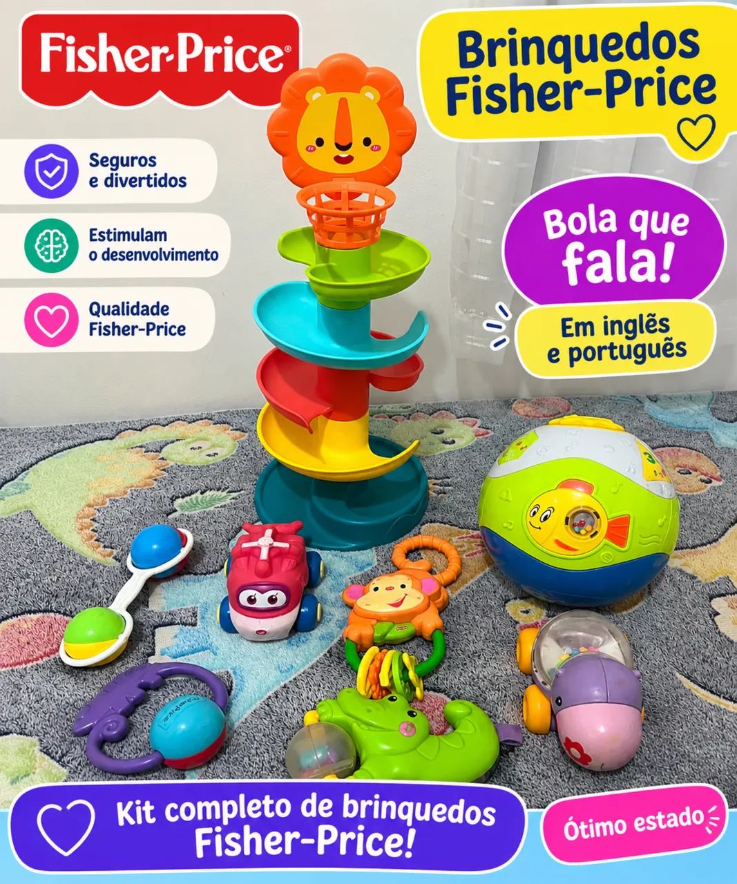Lote de Brinquedos 