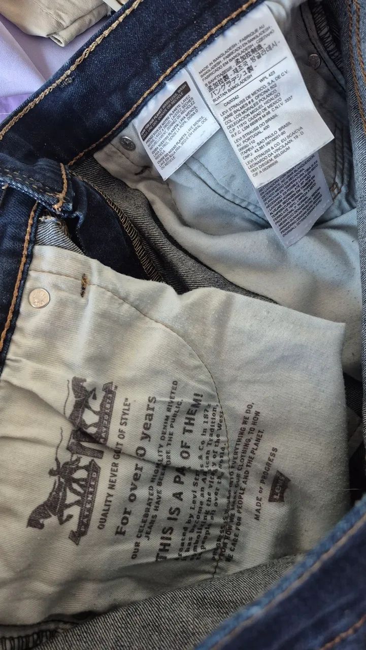 Calça Levi's 511 slim - Foto 4
