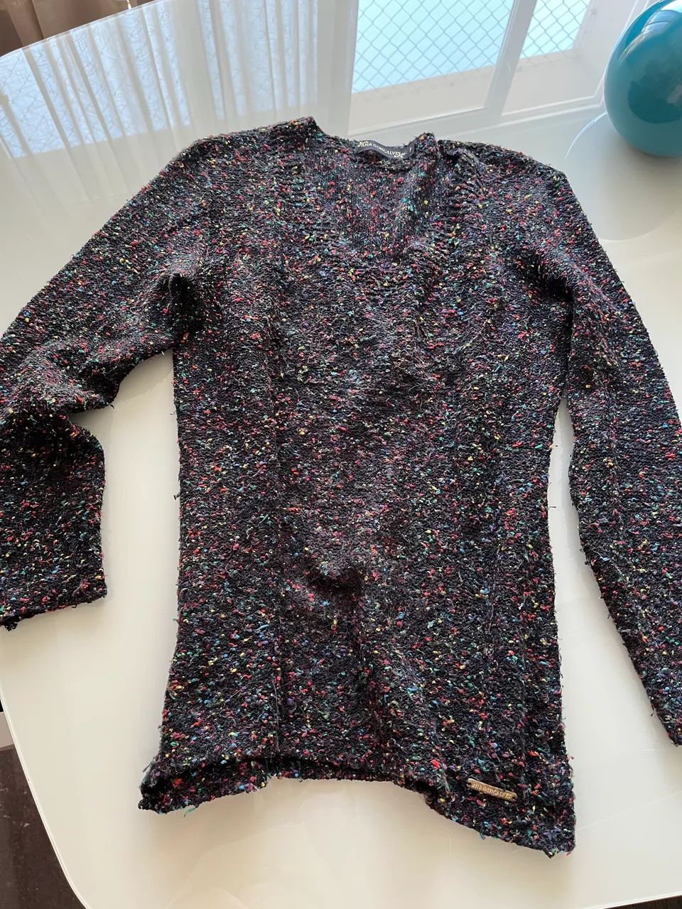 Blusa malha mesclada  - Foto 2