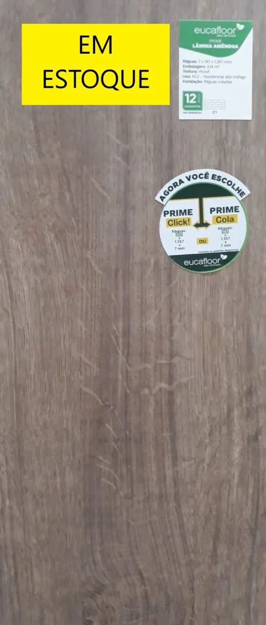 Piso laminado click com instalação - Foto 4
