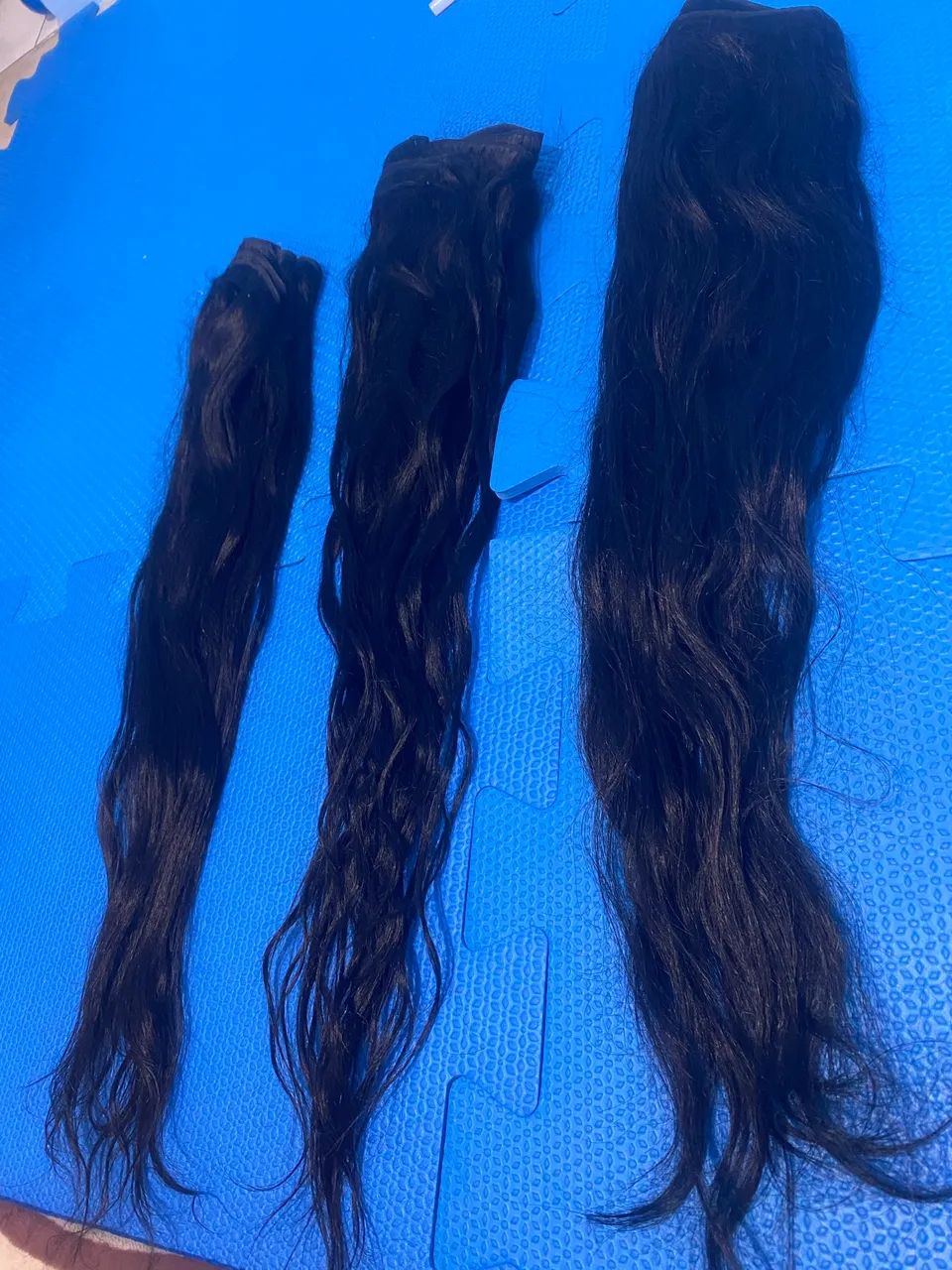 Telas de cabelo humano 70 cm - Foto 5
