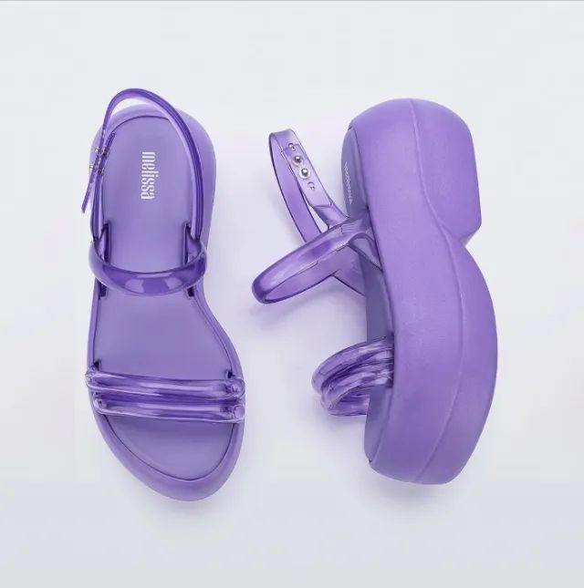 Melissa Airbubble Platform Lilás - Foto 5
