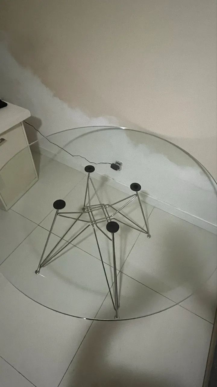 Tampo de Vidro de Mesa Redondo - Foto 3