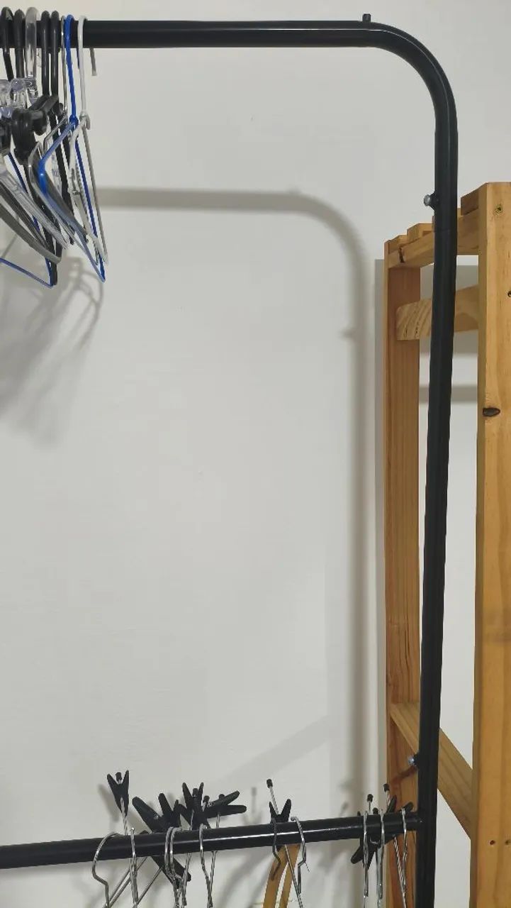 Cabideiro Arara Duplo com sapateira - Foto 3