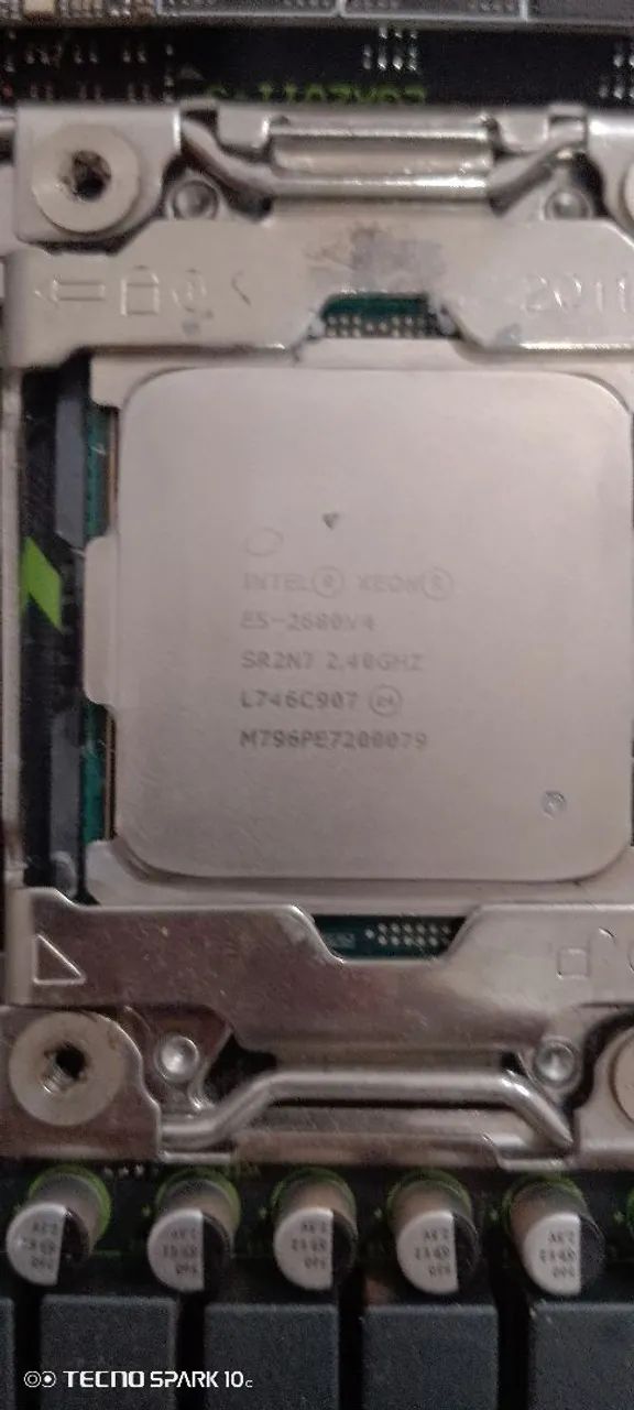 Placa Mãe x99, processador XEON E5 2680v4 + Air cooler  - Foto 2