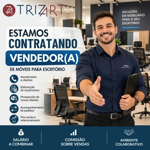 Vendedor Móveis de Escritório 