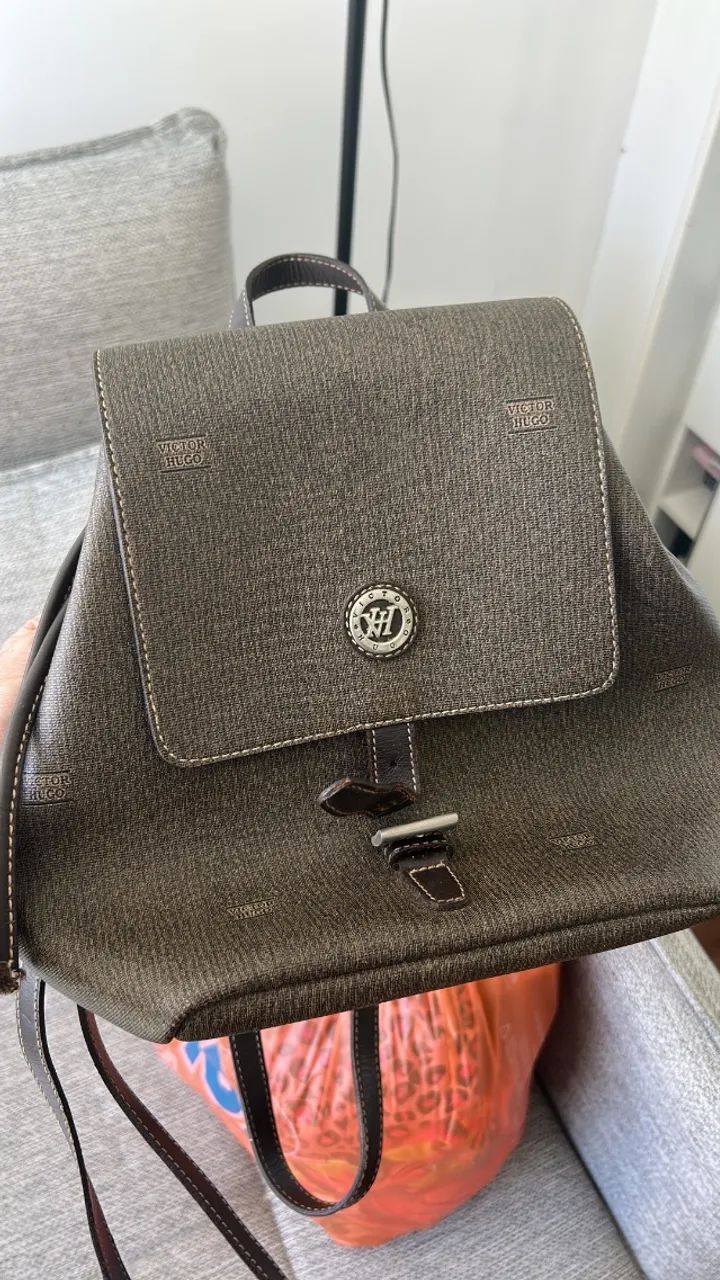 Mochila Victor Hugo Couro  - Foto 3
