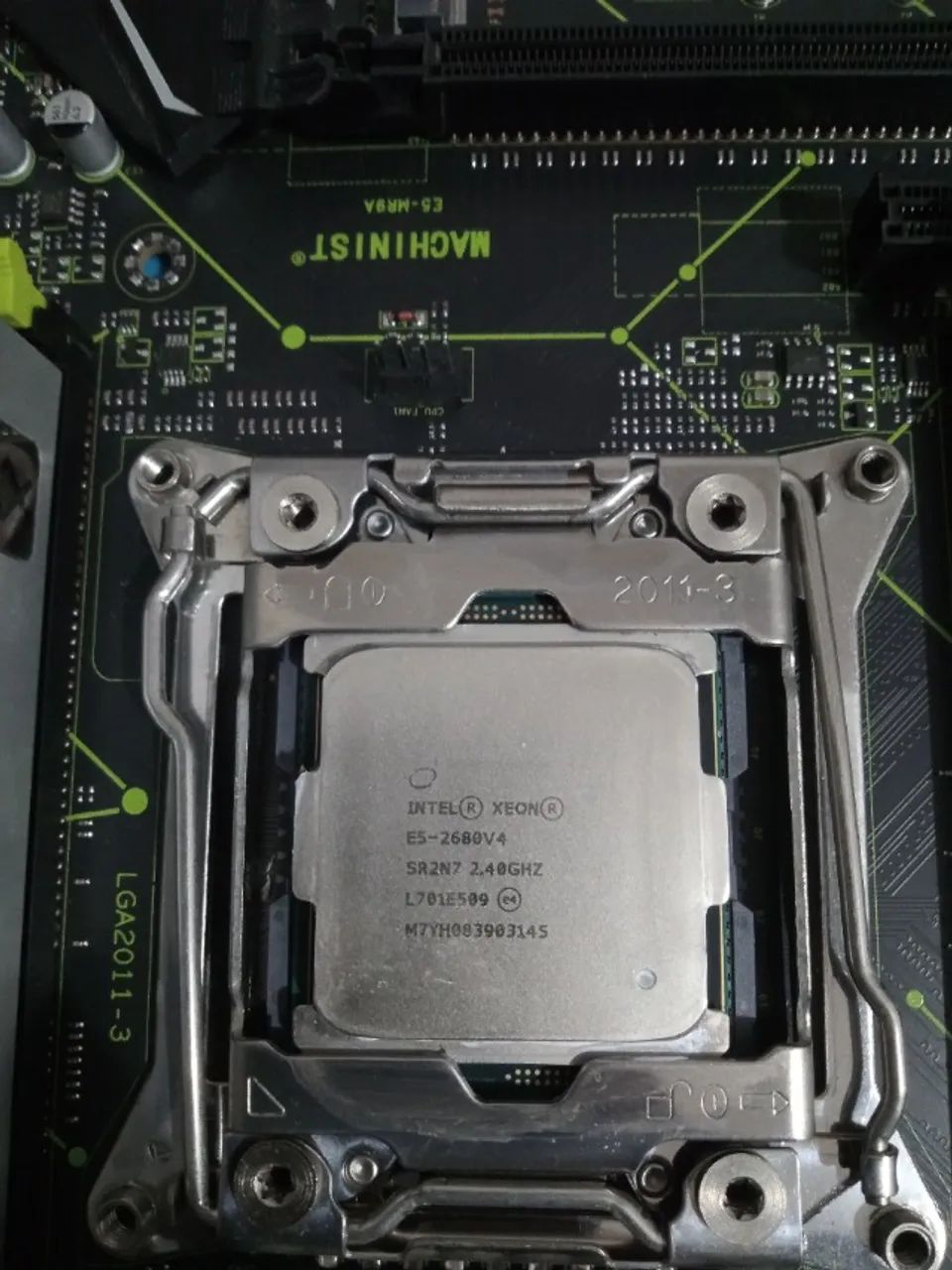 Placa mãe machinist E5 mr9a + processador Xeon 2680v4 - Foto 2