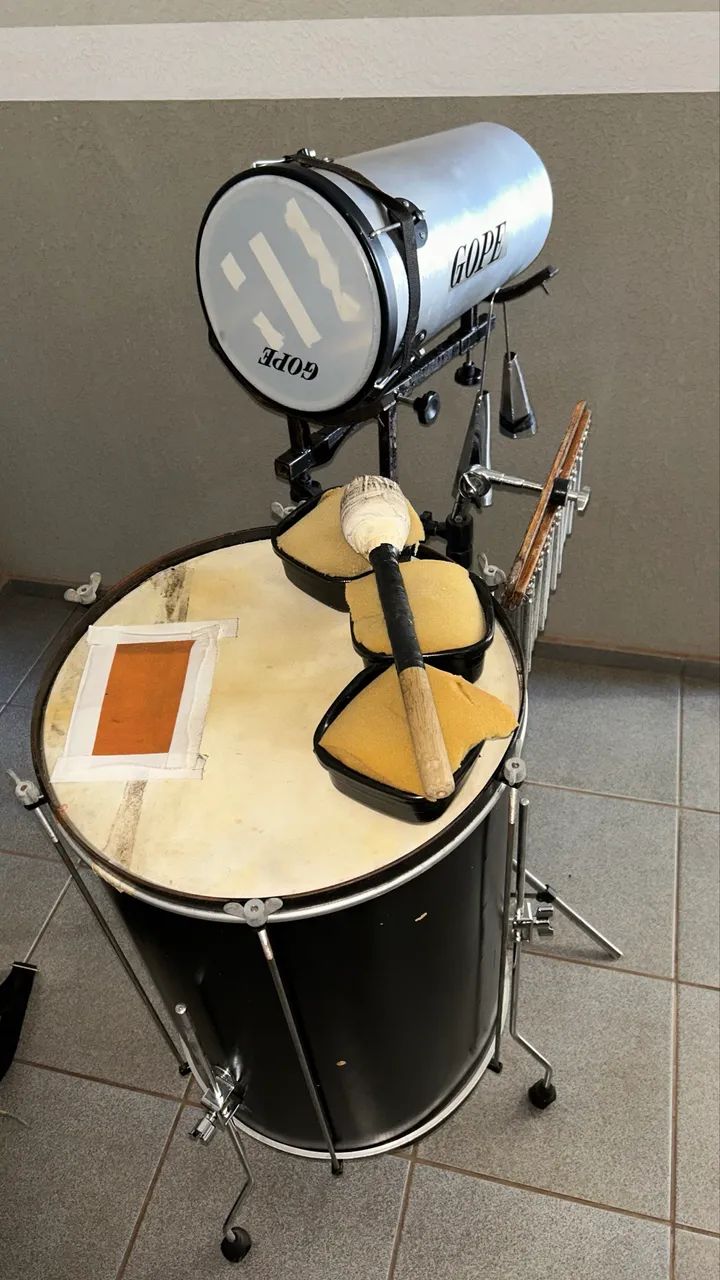 ? VENDO KIT DE PERCUSSÃO COMPLETO  - Foto 2
