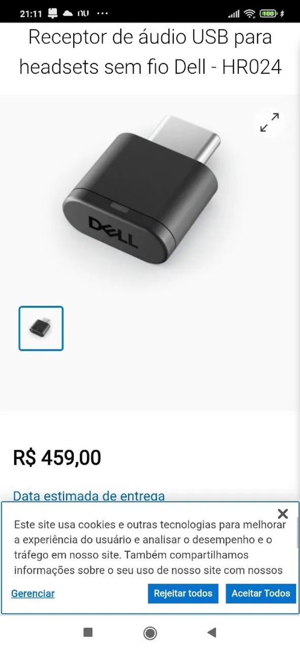 Receptor fone Dell  - Foto 4