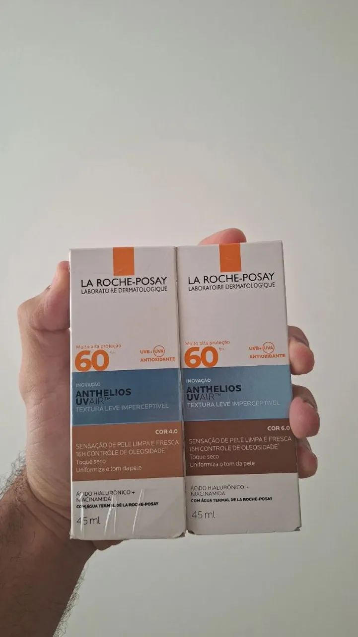 Protetor Solar Facial La Roche Posay Anthelios UVAir 4.0 e 6.0