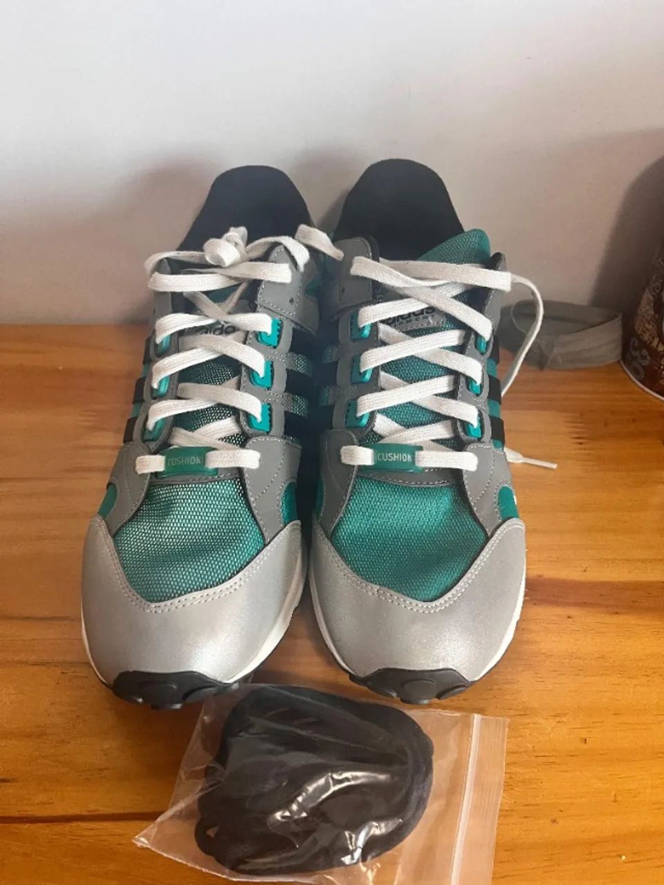 adidas Equipment Cushion 93 Green Core Black Matte Silver - Foto 4