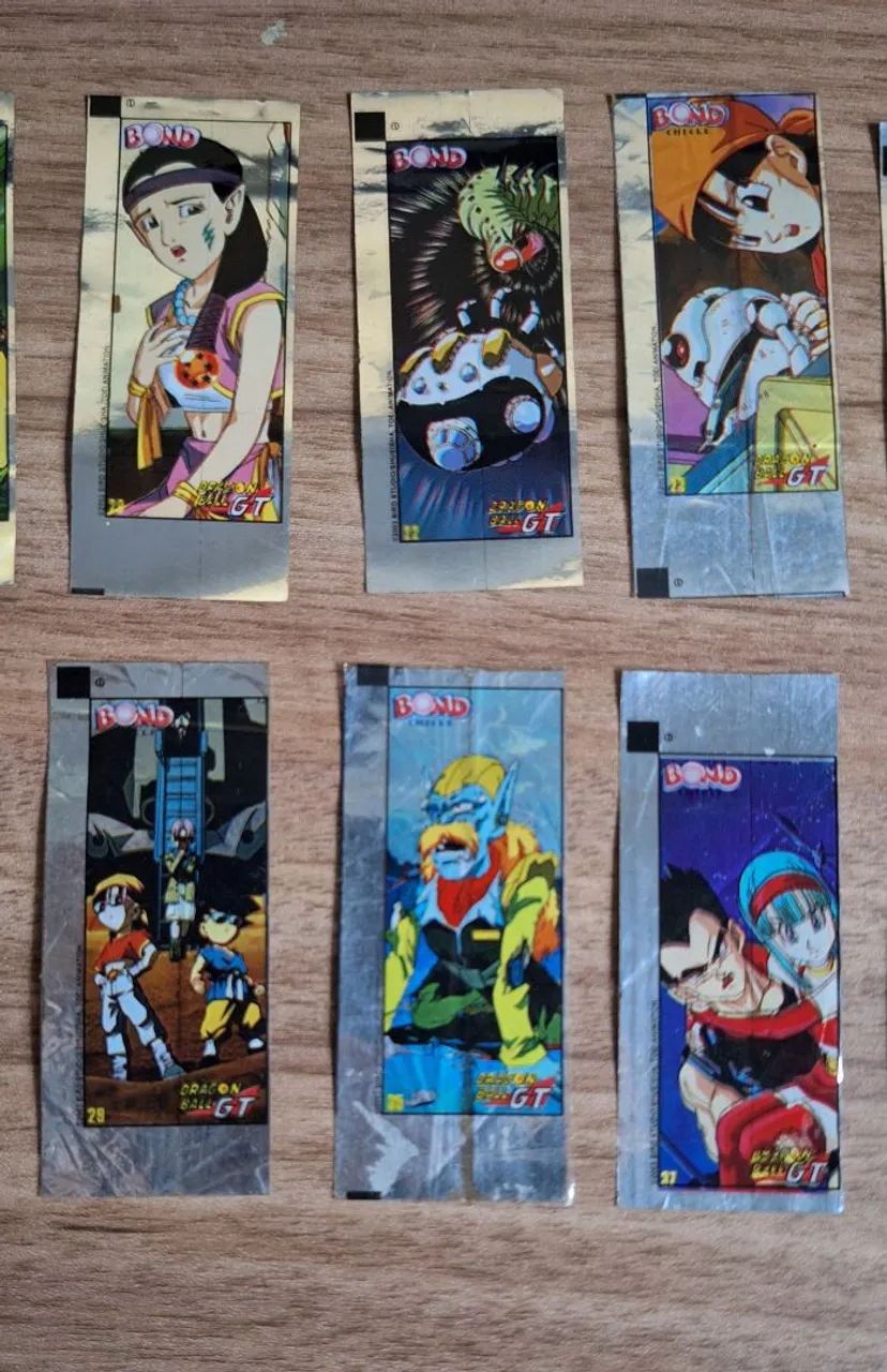 15 Figurinhas Dragon Ball GT Bond chicle - Foto 2