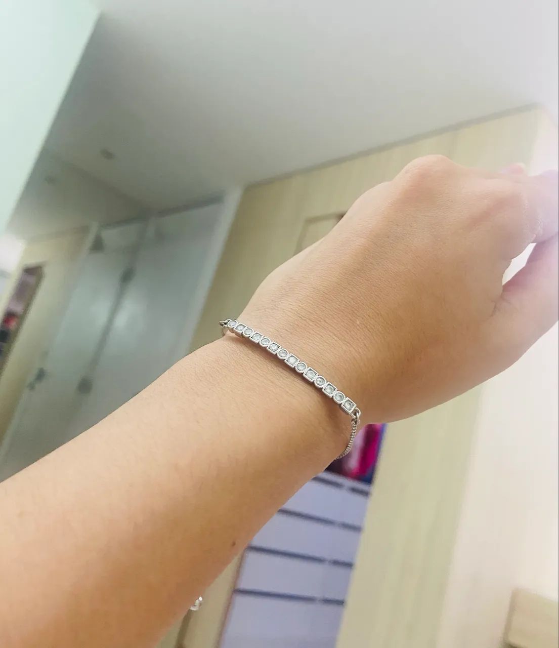 Pulseira cravejada ajustável Morana - Foto 3