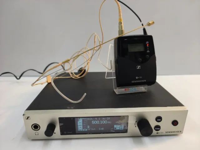 Microfone sem fio Lapela sennheiser Ew300 G4 com Head DPA  - Foto 5