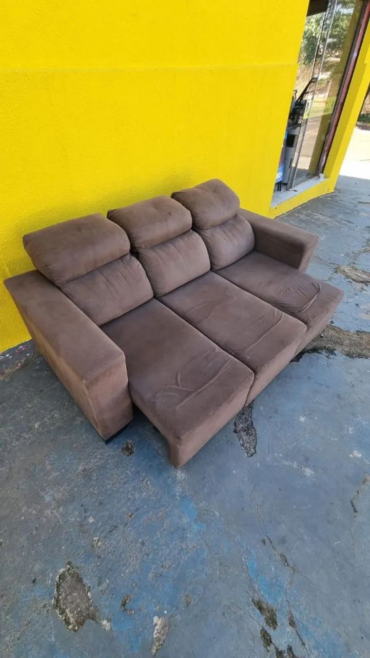 Sofa retrátil e reclinável bem pesado e confortável ((ENTREGO GRATIS)) - Foto 4