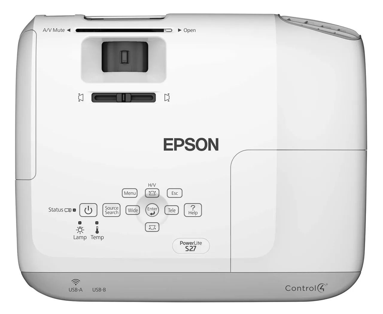 Projetor Epson PowerLite S27 (H694A) - Foto 2