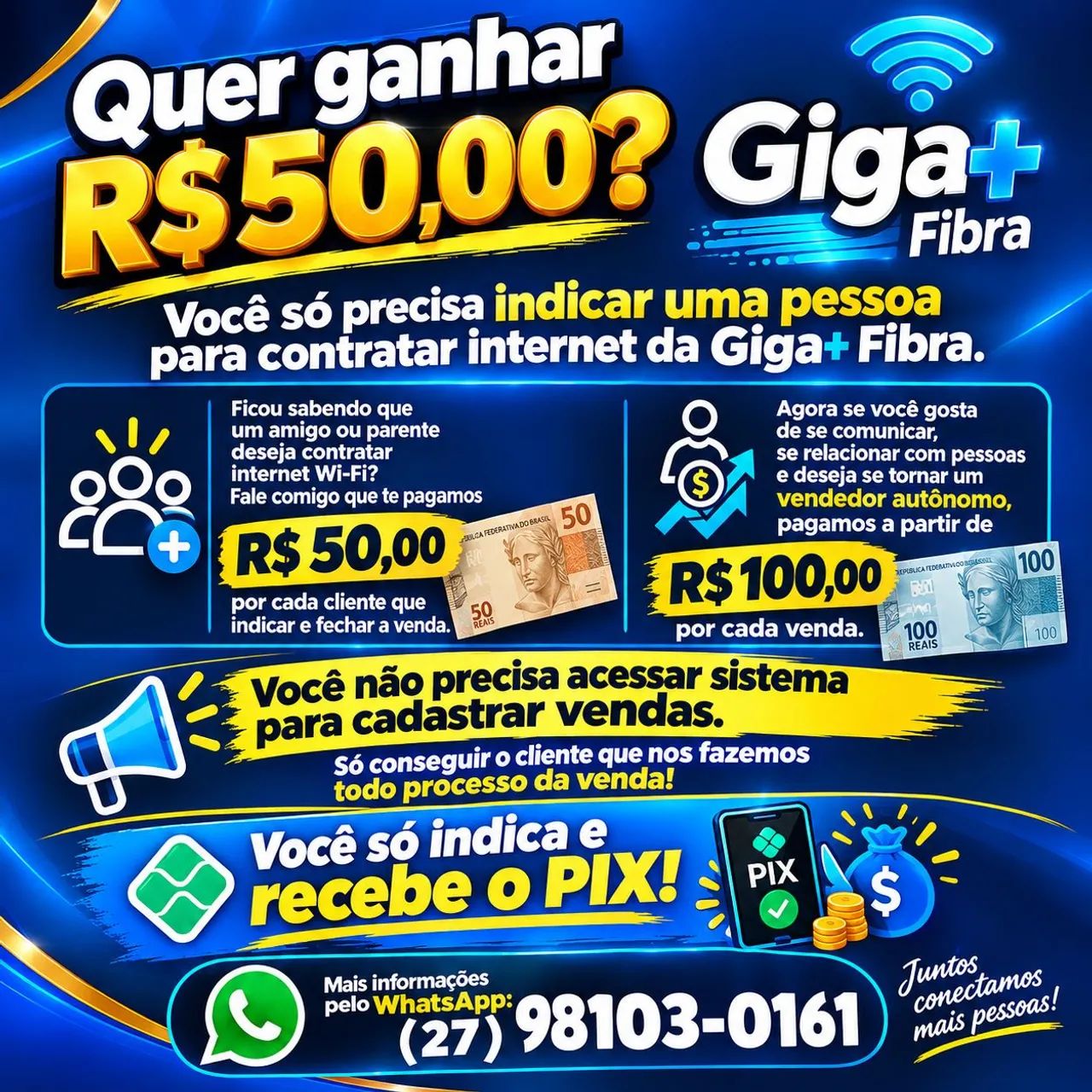 VENDEDOR AUTÔNOMO OU INDICADOR 
