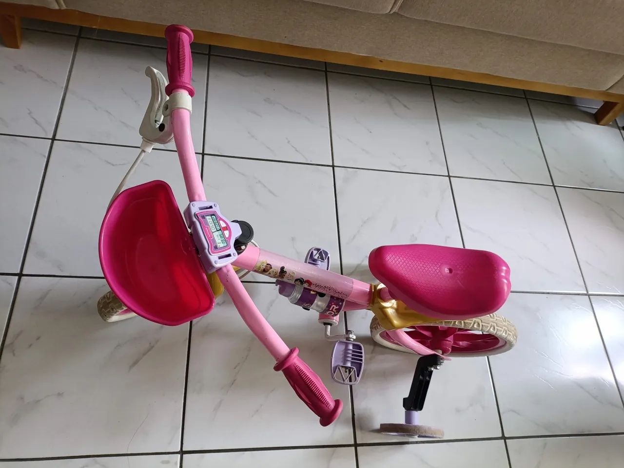 Bicicleta Aro 12 Princesas Disney - Foto 4