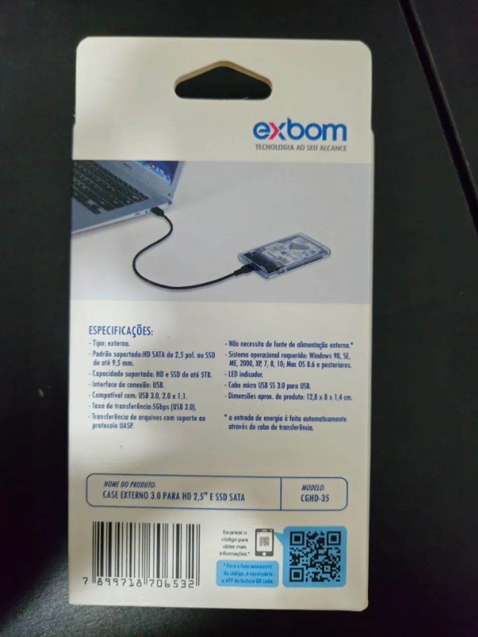 Case p/ HD externo USB 3.0  - Foto 3