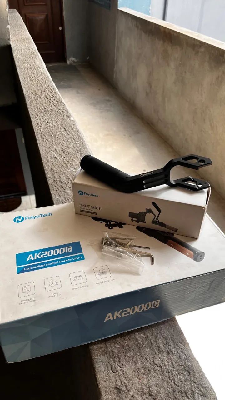 01Gimbal feiyu tech AK2000c / 01braço versátil - Foto 3