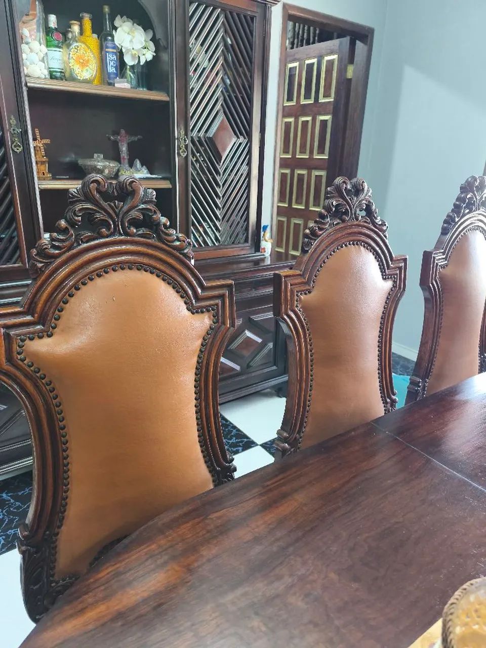 Conjunto de cadeiras estilo clássico/imperial  - Foto 4