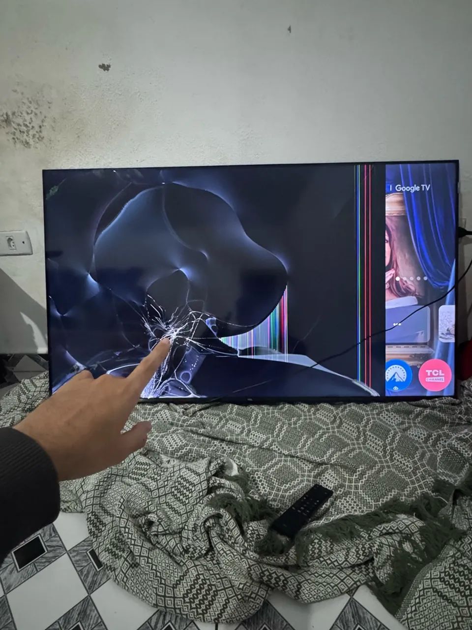 Smart TV TCL 55 polegadas QLED (leia a descrição)