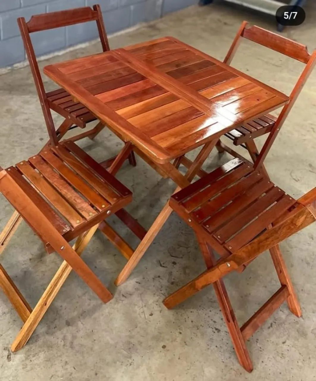 Jogo de mesa e cadeira  - Foto 2