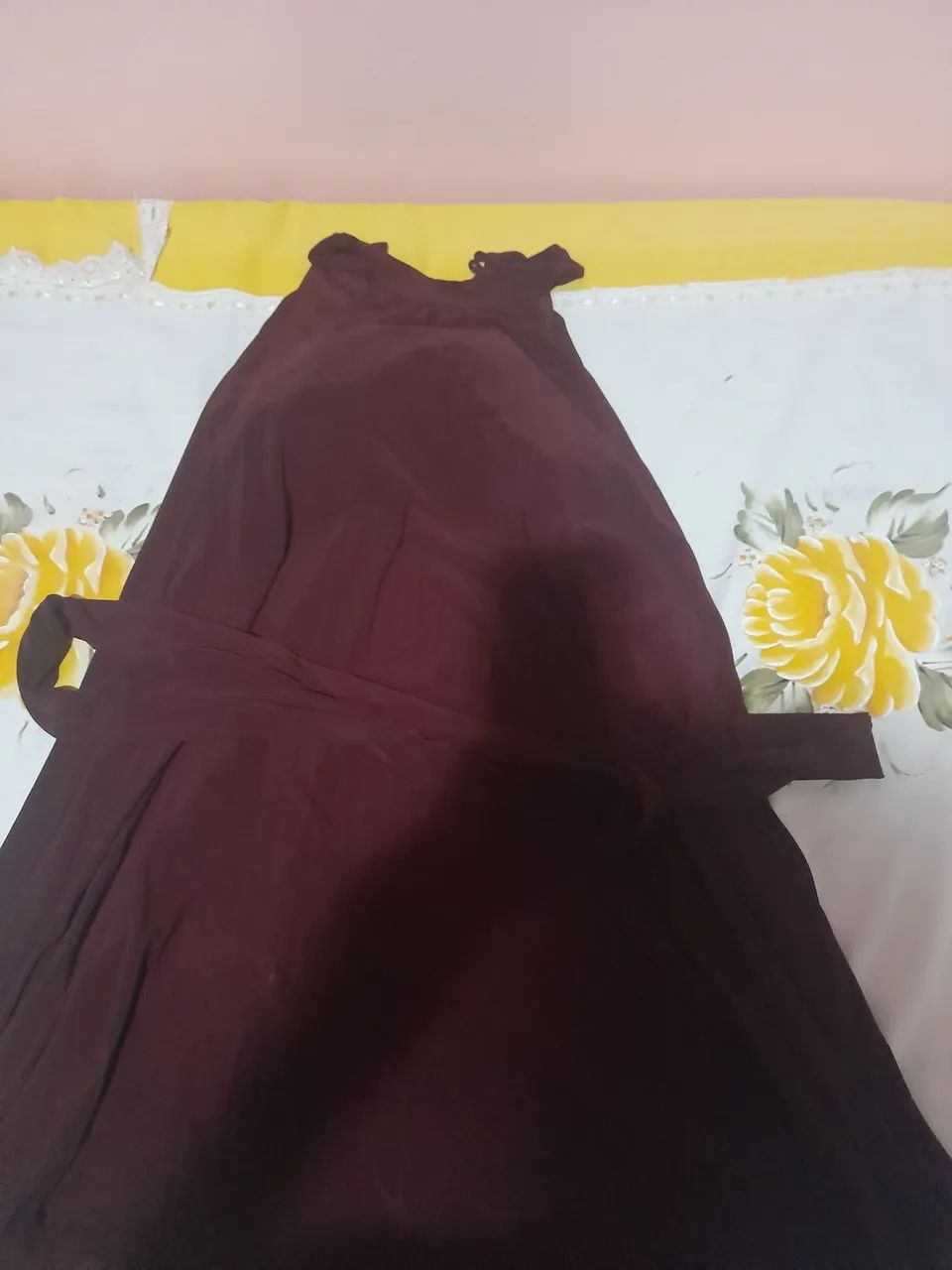 Vestido Vinho Clássico 