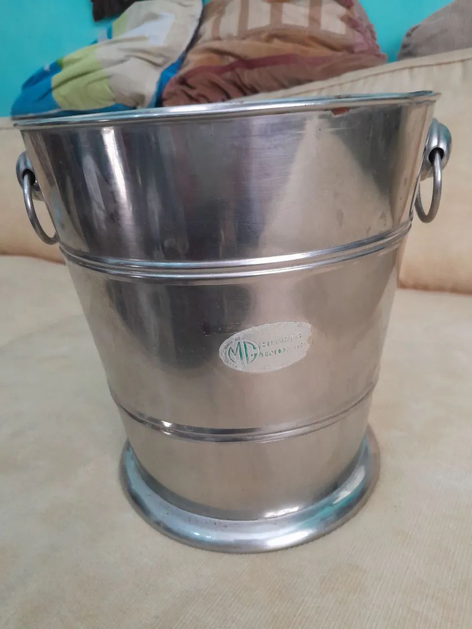 Balde de gelo inox