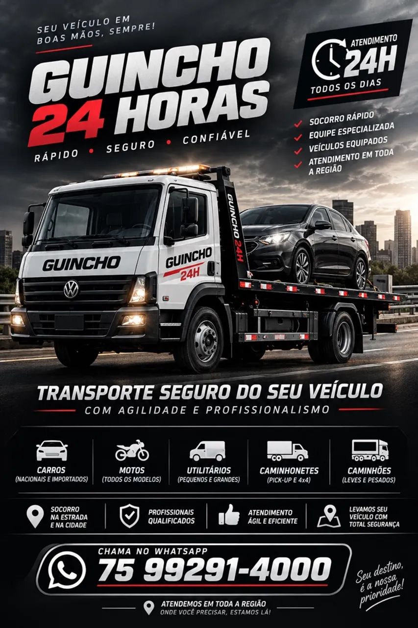 Guincho - Cegonha - transporte