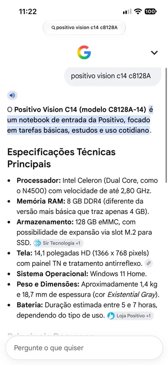 NOTEBOOK POSITIVO LACRADO  - Foto 5